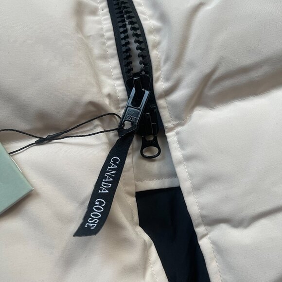 Canada Goose Long Parka Coat in White - Picture 8 of 15